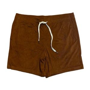 Express Terry Drawstring Elastic Waist 7” Shorts